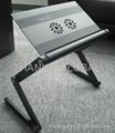 折疊風扇電腦桌