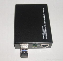 10/100/1000M and 1000M SFP Media Converter