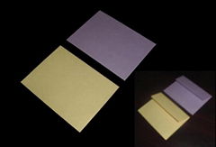 color paper envelope