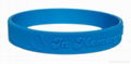 silicon(embossed )wristband