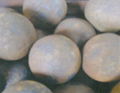 Forged grinding ball used for power plant