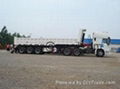 howo tractor and back dump  trailer 60T 1