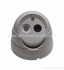 30 Meters Vandalproof Array LED Color IR Dome Camera