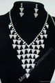 bridal rhinestone necklace set 2