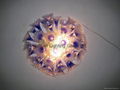 Art glass wall sconce   1