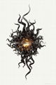 Art glass wall sconce   1