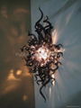 Art glass wall sconce   3