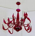 Art glass Chandelier 1