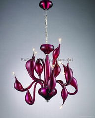 Art glass Chandelier