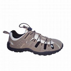 New style of sports shoes with PU upper in GRAY/BLK