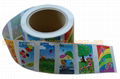 Adhesive rolled sticker