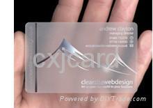 Transparent card