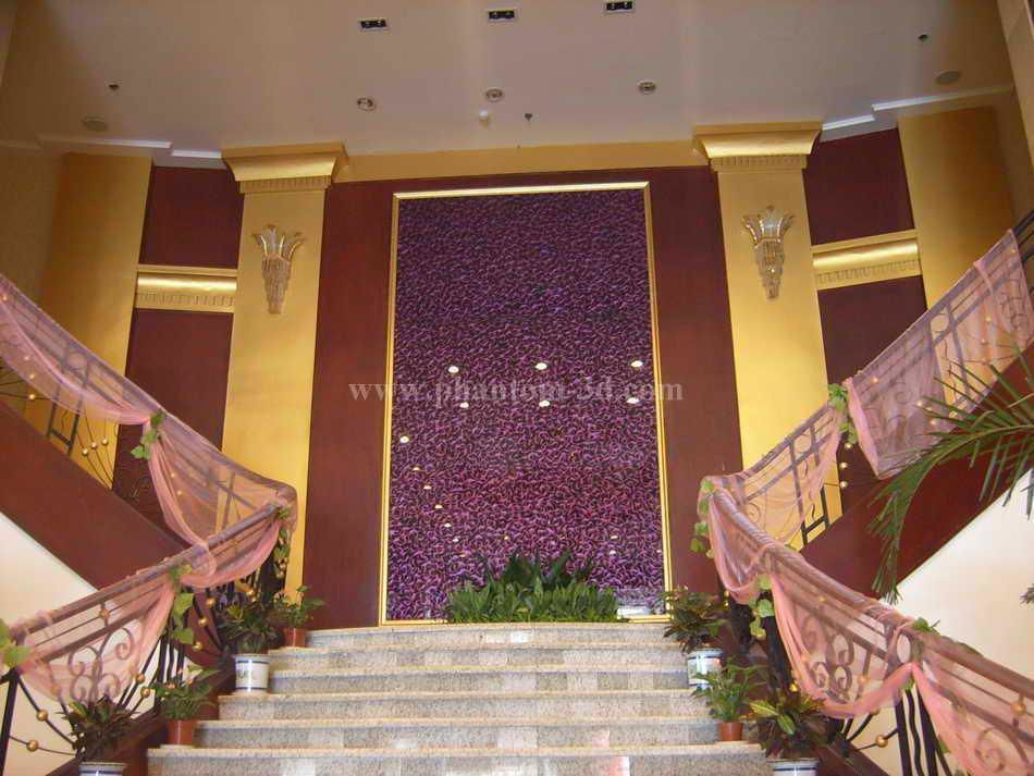  hotel decorative glass panel 2