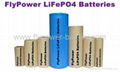 LiFeO4 batteries