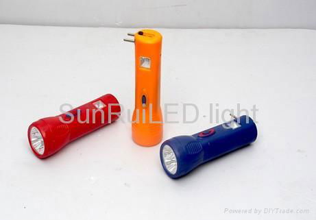 colored LED flashlight 2