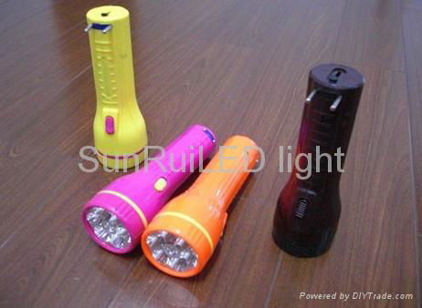 colored LED flashlight 3