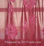 Organza window curtain