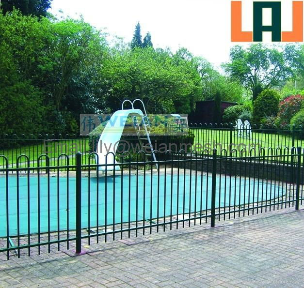 Pool Fence / Swimming Residential Fence / Steel Pool Fence