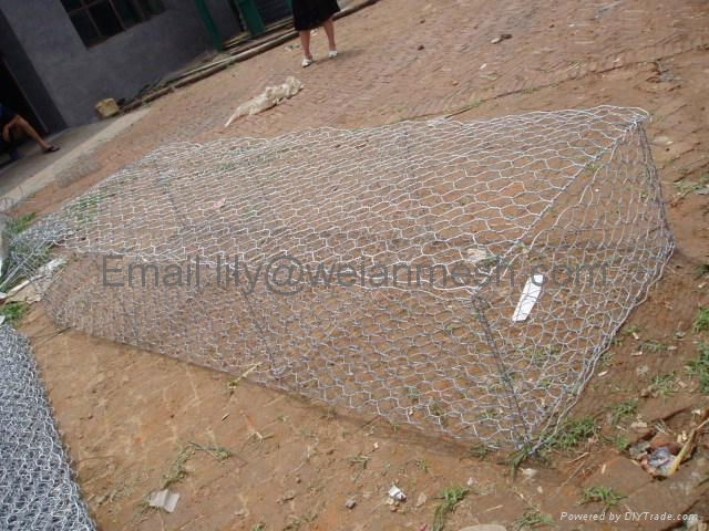 Hot Dipped Galvanized Hexagonal Gabion Box  2