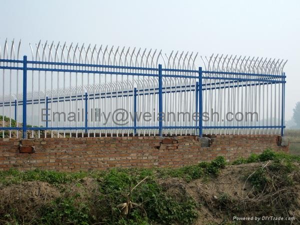  Metal Ornamental Fence,Spear Top Tubular Fence  5