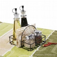5pc spice set with rack