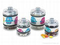 56323: 4pc Glass Canister Set