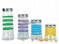 56373: 4pc Glass Canister Set