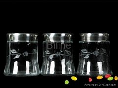 56337: 3pc Glass Canister Set