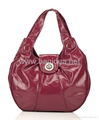 A5199 Wine-red double handle totes bag 1