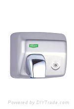 stainless steel push button hand dryer