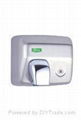 stainless steel push button hand dryer