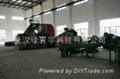 Waste tire recycling machinery