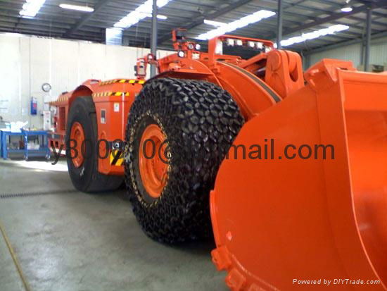 tyre chains for undergroud mining 18.00R25 4