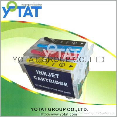 Refillable inkjet cartridge for Epson T1281,T1291, T1301,T1241,T1251,T1261 3