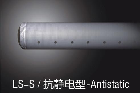Laminsox-S fire resistant and anti-static fabric air duct