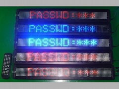 Asynchronous LED Moving signs