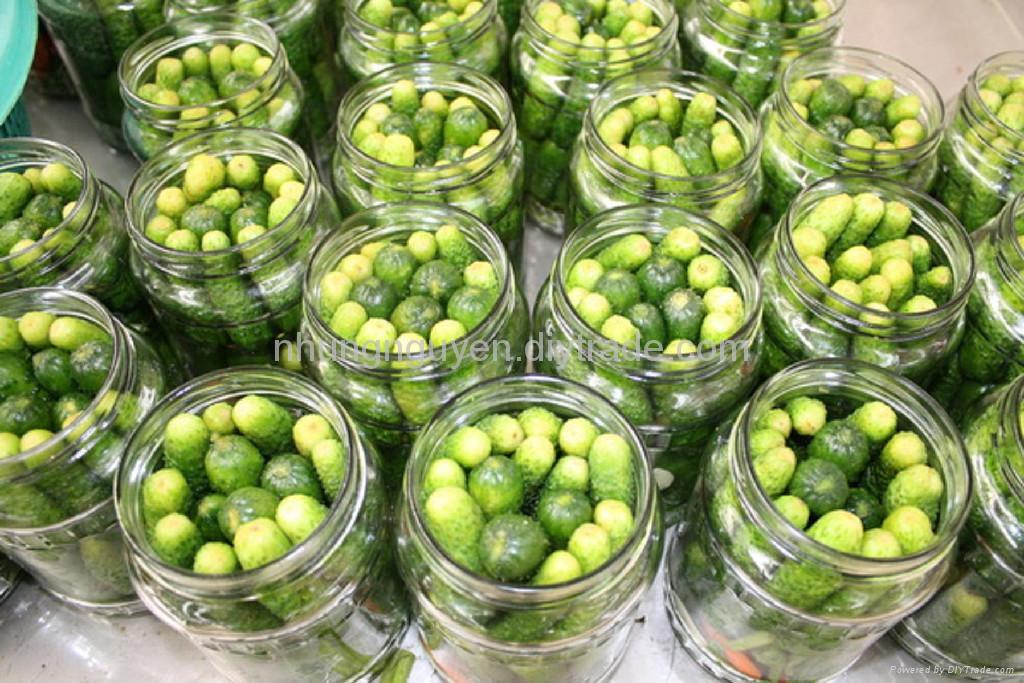 GHERKINS IN 2 RAWS IN JAR 720ML 3