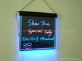 7 Color acrylic led writing board 1