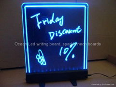 leg stand table top led writing board