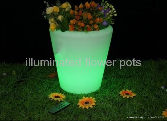 Illuminated Flower Pots 