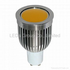 Dimmable High Power 7W COB LED Spotlight GU10