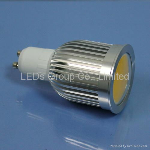 Dimmable High Power 7W COB LED Spotlight GU10 3