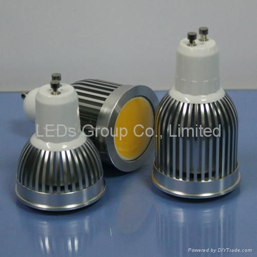 Dimmable High Power 7W COB LED Spotlight GU10 5