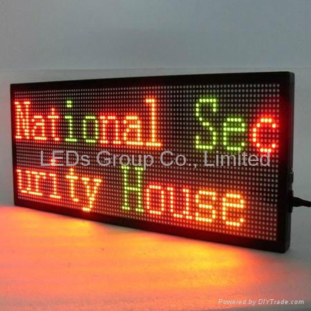 Customized Single and Double Color LED Moving Sign