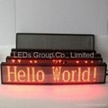 Customized Single and Double Color LED Moving Sign 2