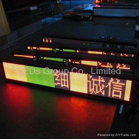 Customized Single and Double Color LED Moving Sign 3