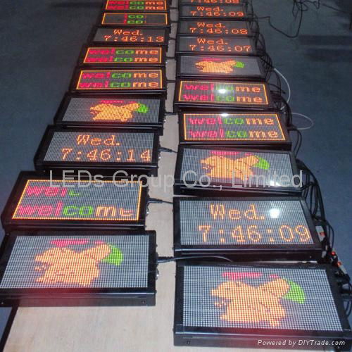 Customized Single and Double Color LED Moving Sign 4