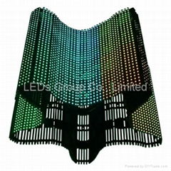 Flexible P20 LED Curtain Display (P10, P15.625, P31.25)