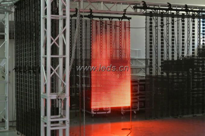 PH31.25 Flexible LED Folding Curtain Display Screen 5