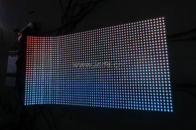 Outdoor Rental P15.625 LED Flexible Curtain Display 5